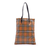 House Check Coated Canvas Tote